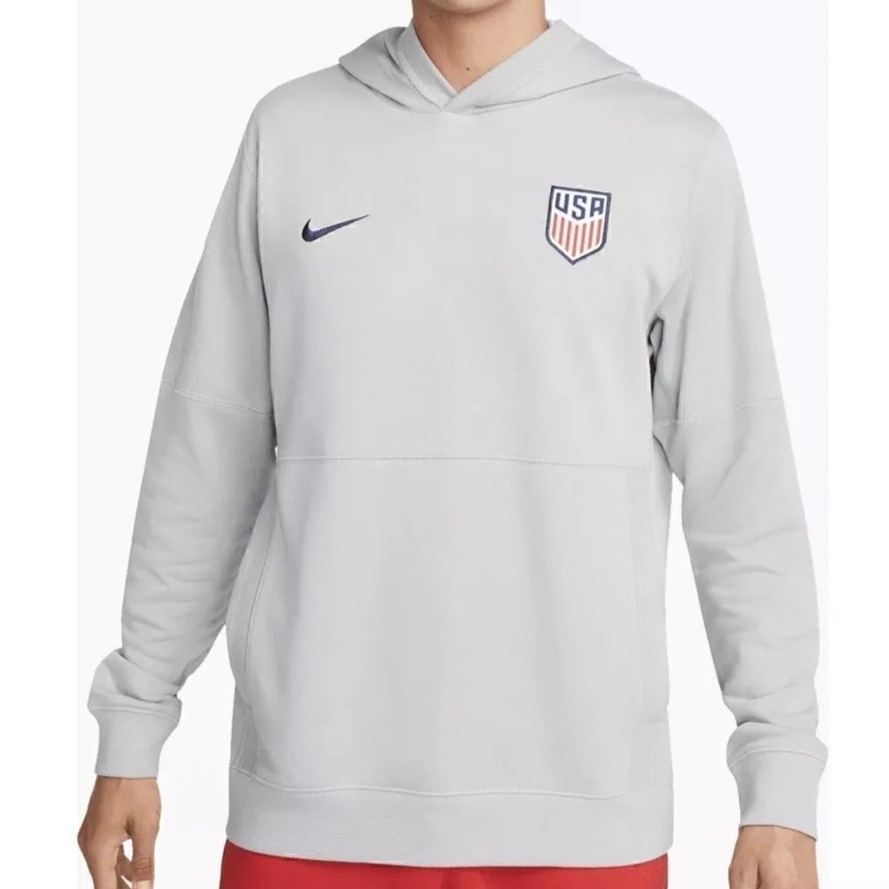 Nike NEW Team USA MNT Soccer Soft Fleece Travel Hoodie Hooded Sweater Sweatshirt - Picture 4 of 8